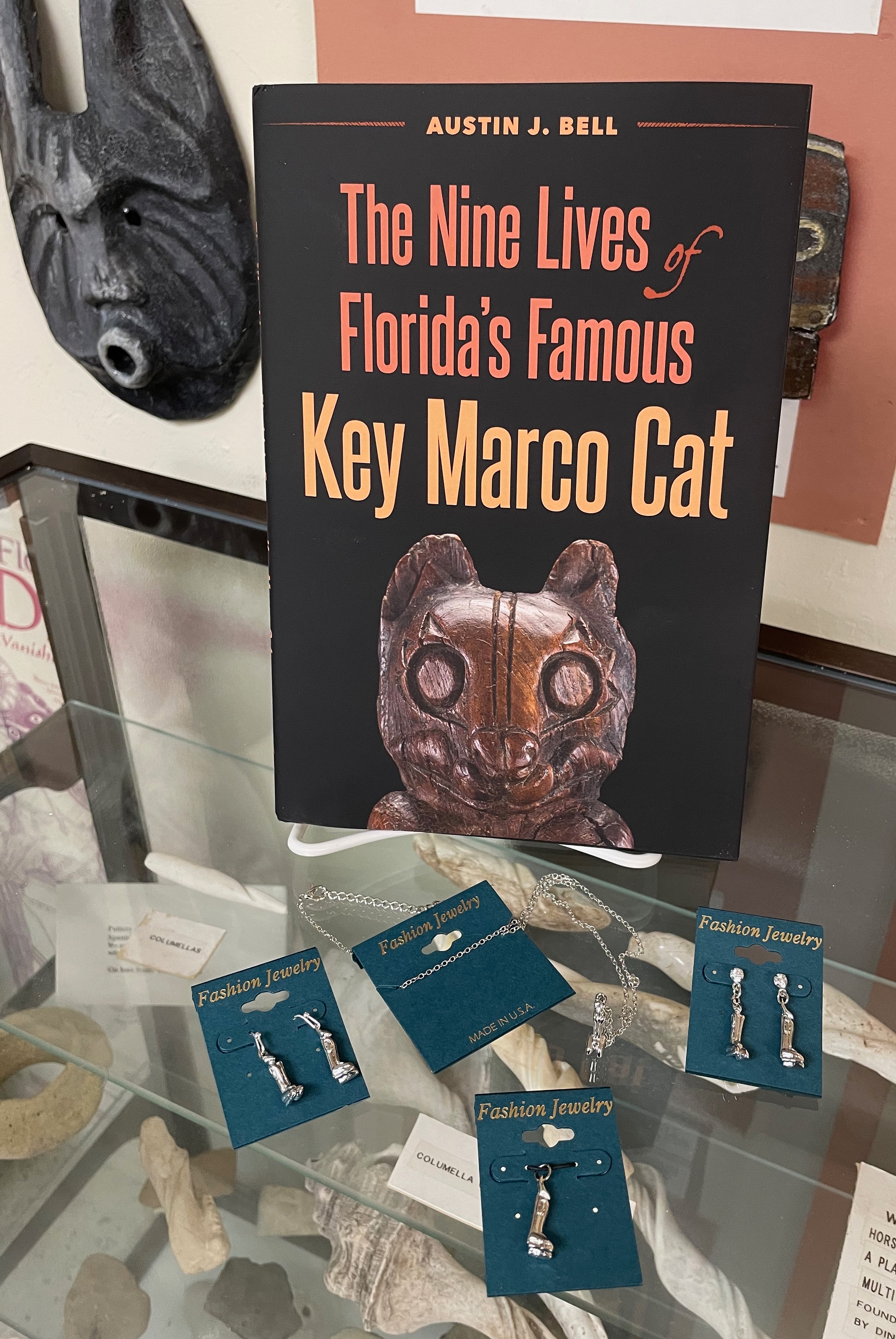 Key Marco Cat books and Jewelry